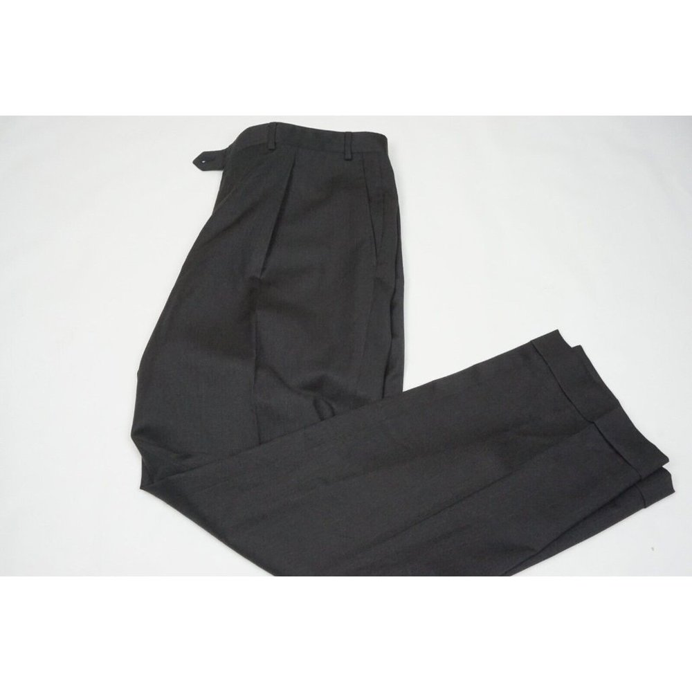 Canali 1934 Silver Label Current Charcoal Gray Dress Pants Sz 37